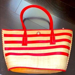 Tory Burch Rattan Tote